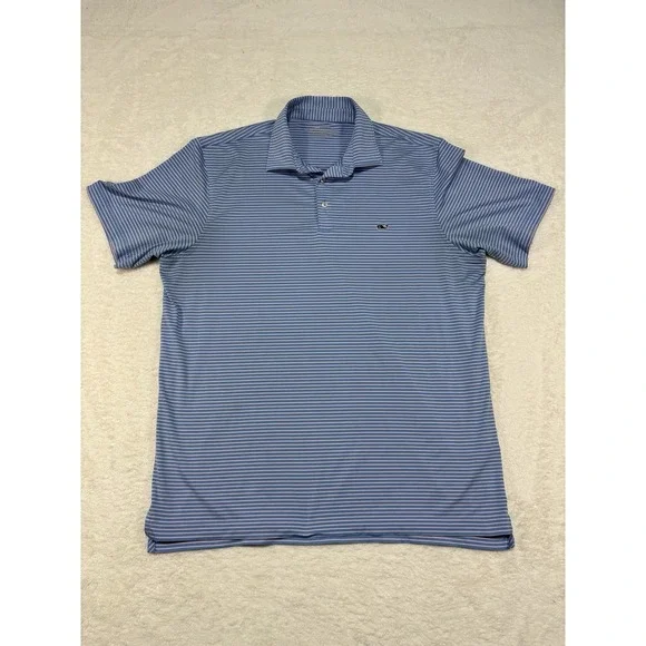 Lot Of 2 Vineyard Vines On The Go Sankaty Polo Mens Performance Stretch Large - Picture 12 of 16